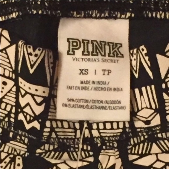 New Victoria’s Secret Pink Aztec Print Pants XS - Picture 6 of 12